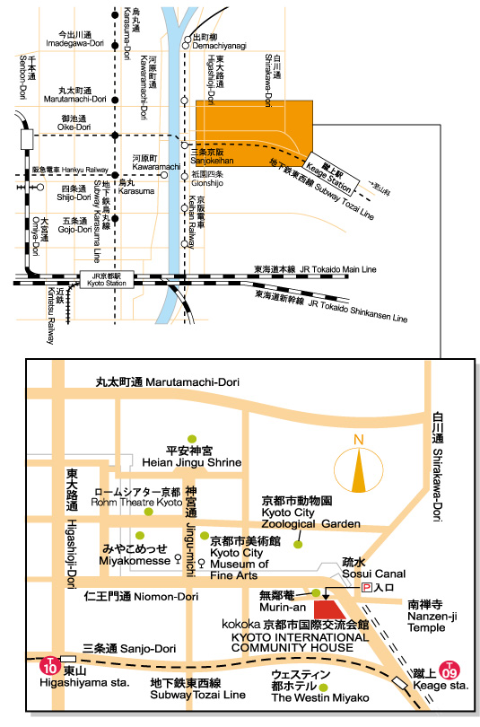 京都市国際交流教会マップ